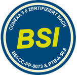BSI Zertifikat Stempel