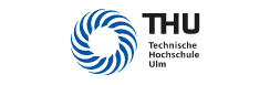 THU Logo - blau mit schwarzem Schriftzug